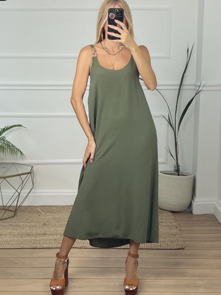 Chain Dress/Khaki