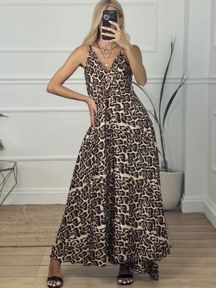 Satin Dress Animal/1