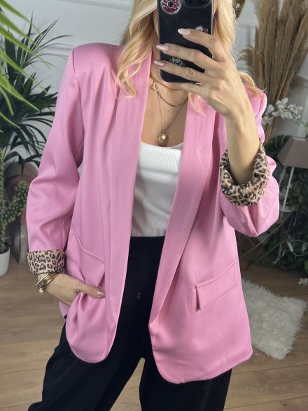 Σακάκι Leopard/Pink