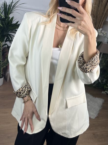 Σακάκι Leopard/Beige