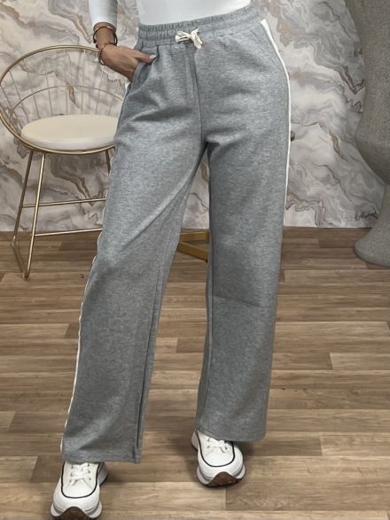 Sweatpants Stripe-5344/Grey