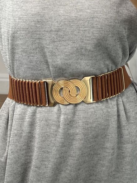 Elastic Belt-3/Camel