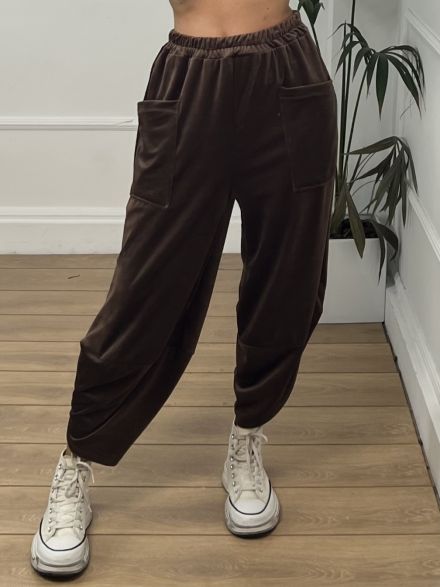 Velvet Alladin Pants/Chocolat