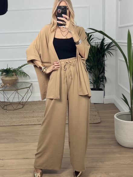 Kimono Set/Beige
