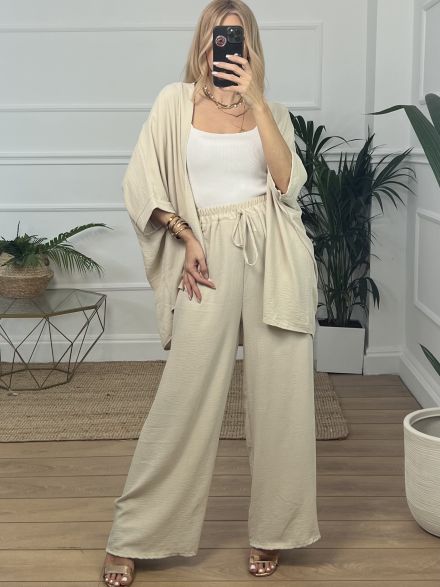 Kimono Set/Light Beige