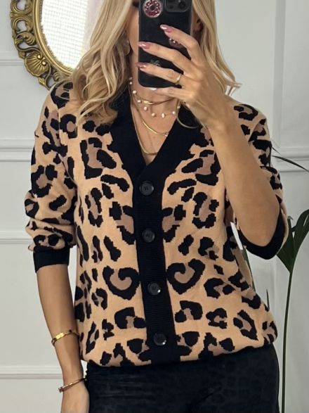 Leopard Cardigan