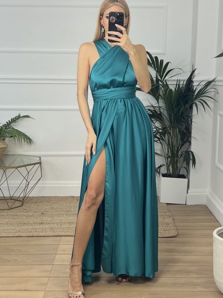 Polymorphic Dress/Petrol