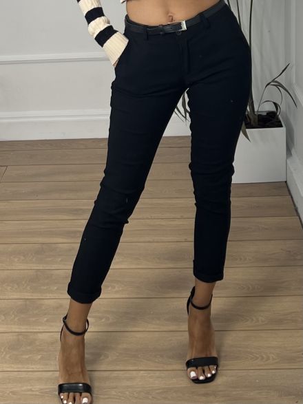 Elastic Pants Belt/Black