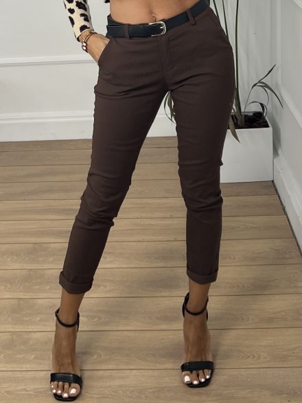 Elastic Pants Belt/Chocolat