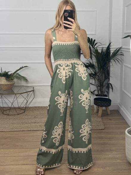 Fleur Jumpsuit/Khaki