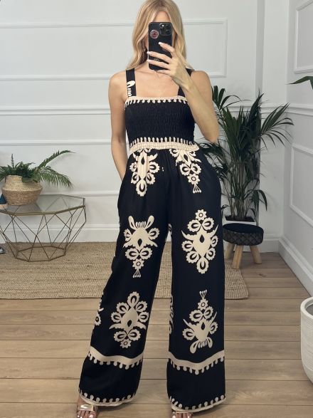 Fleur Jumpsuit/Black