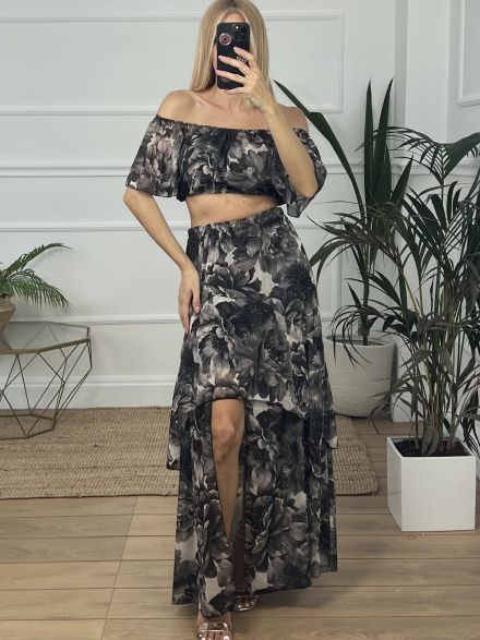 Gold Set Skirt/Black