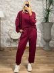Viscose Buttons Set-58403/Burgundy