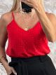 Lingerie Strass Top/Red
