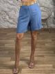 Viscose Belt Shorts-12330/Indigo