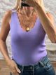 Knitted ZicZac Top/Lilac