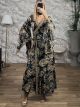 Silk Wrapover Dress-Gold-246/N1