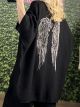 Kimono Strassed Wings Set/Black