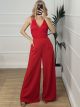 Lace Jumpsuit/Red
