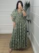 Silk Dress-21-9/Green