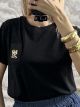 Cotton GoldLetters T-Shirt/Black