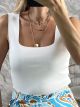 Knitted Top A/White