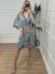 Silk Mini Dress-NOIE/N10