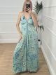 Maxi Silk Openback Dress-1352/Ν11