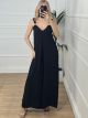 Gold Detail Jumpsuit/Black