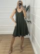 Oversized Casual Mini Dress/Khaki