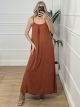 Viscose Braid Maxi Dress/Ecai
