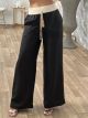 Boho Waist Pants/Black