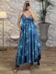 Oversized Silk Dress-2013/Light Blue
