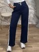 Sweatpants Stripe-5344/Blue