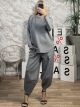 Viscose Aladdin Set/Dark Grey