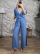Wide Viscose Ve Set-6228/Indigo