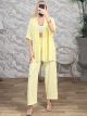 Kimono Set/Light Yellow