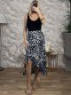 Skirt Leo Print-2558/Grey