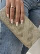 Glitter Clutch Bag/Gold