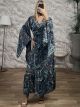 Silk Wrapover Dress-Gold-246/N5