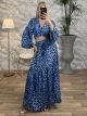 Μεταξωτό Σετ-1802-Animal/Blue