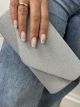 Envelop Clutch Bag/Silver