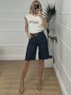 Jean Long Shorts