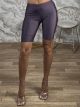 Biker Elastic Leggings/Purple