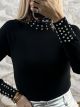 Rhinestones Sweater/Black