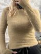 Mohair Round Neck Top-9570/Camel