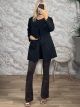 Soft Suede Coat-9045/Black