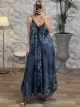 Oversized Silk Dress-2013/Blue
