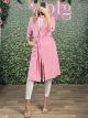 Spring Trench Coat/Pink