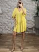 Super Soft Mini Dress-17087/Yellow